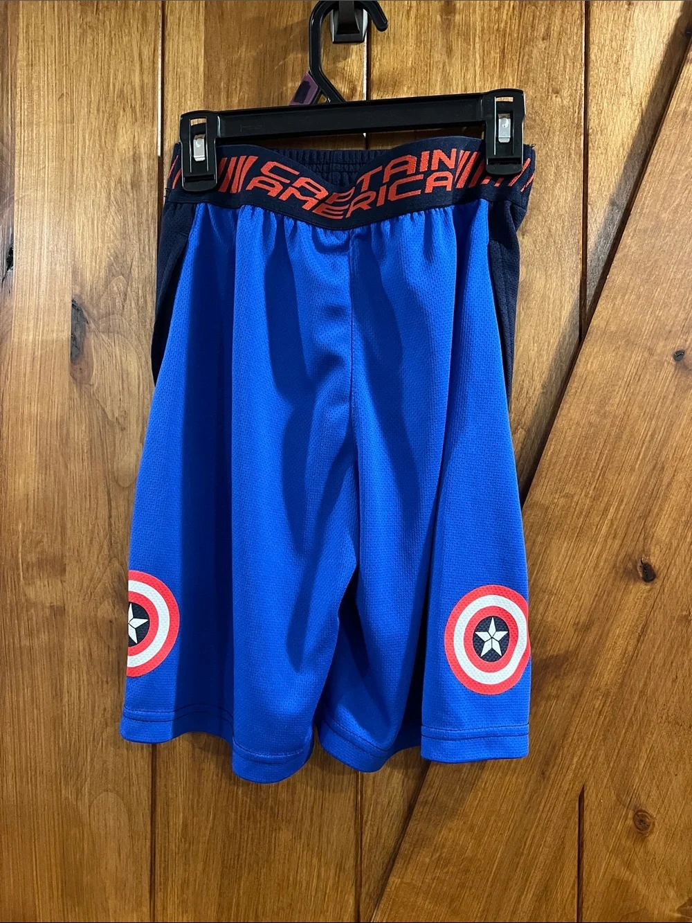 Kids Navy and Royal Blue Athletic Shorts